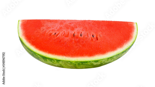 Sliced of watermelon isolated on transparene png