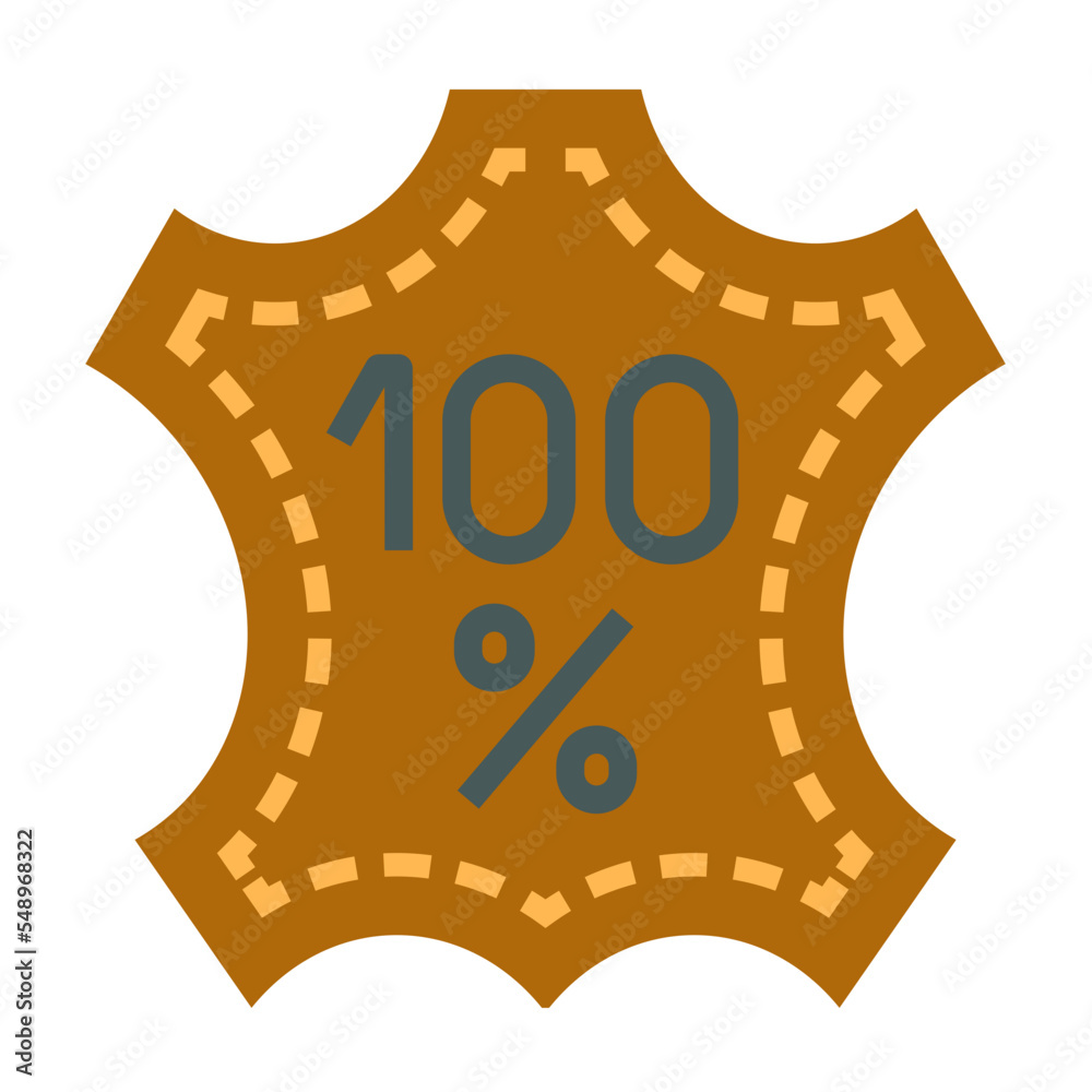 Leather Fabric Textile Material icon vector image. Leather Fabric Textile Material icon vector image.