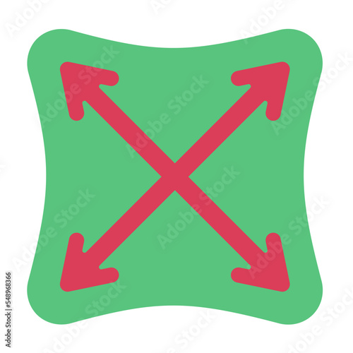 Elastic fabric feature vector icon. 