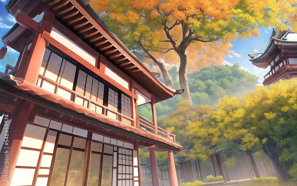 1,139 Anime Temple Images, Stock Photos & Vectors | Shutterstock
