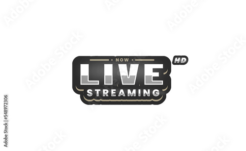 Live streaming banner design 