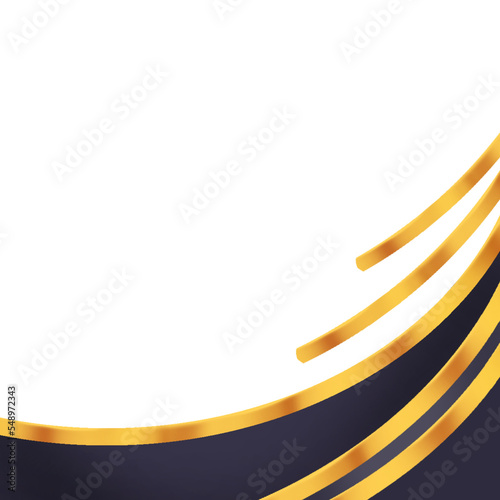 Twibbon gold luxurious design 