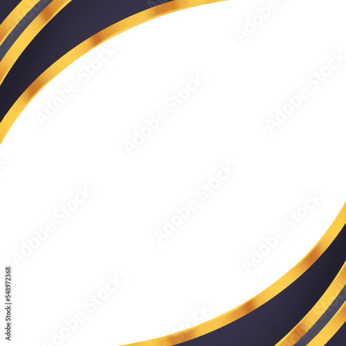 Twibbon gold luxurious design 