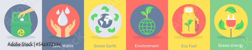 recycle bin, trash bin, save water