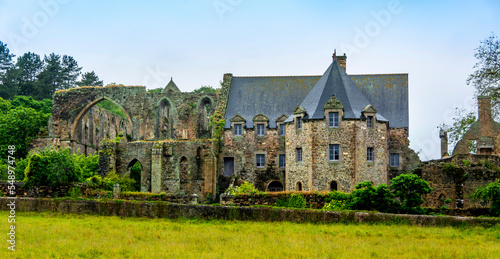Paimpol. L'abbaye de Beauport est située dans le village de Kérity . Côtes-d'Armor. Bretagne. France