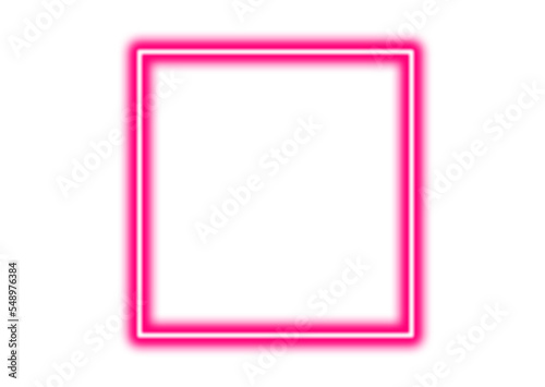 violet color neon glowing light frame, overlay for photo or graphic