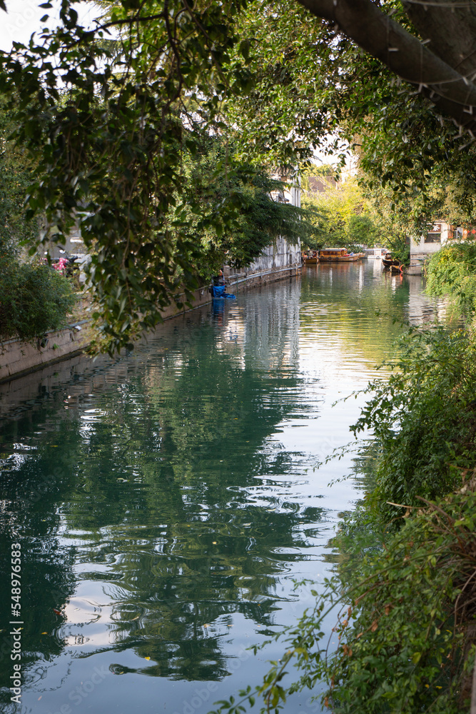 Canal in Suzhou, China Canal in Suzhou, China