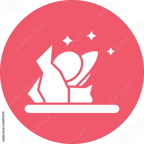 spaceship crash  Vector Icon which is suitable for commercial work and easily modify or edit it
