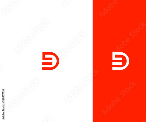 DE, ED Letter Logo Vector Template Abstract Monogram Symbol . Usable for Business sport, technology, fashion, digital And future creative logo
