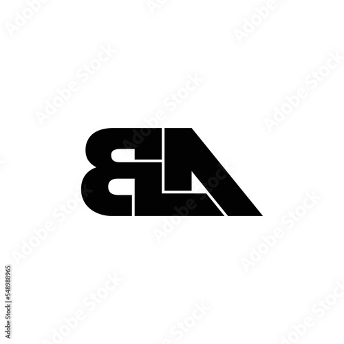 BLA letter monogram logo design vector