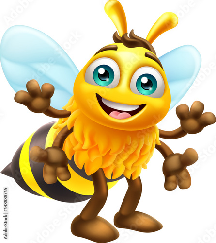 A honey or bumble bee carto...