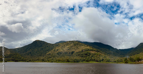 lake and mountains