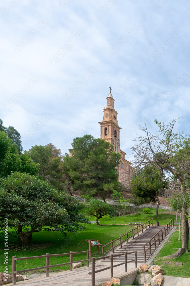 Parish of Our Lady of the Head in Motril. Granada, Andalusia, Spain. Europe. September 29, 2022
