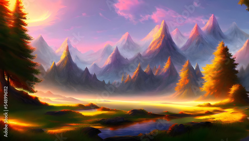 sunrise in the mountains © 39