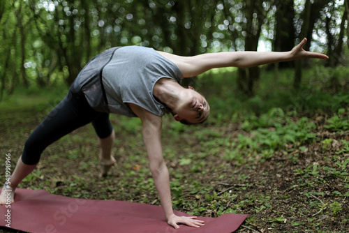 Yoga In The Forest