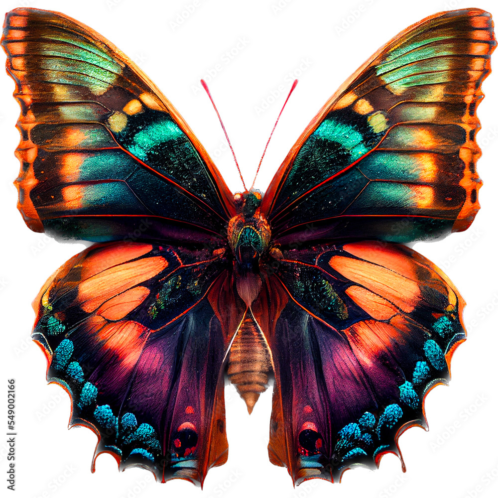 butterfly overlay, generated image Stock Illustration Adobe Stock
