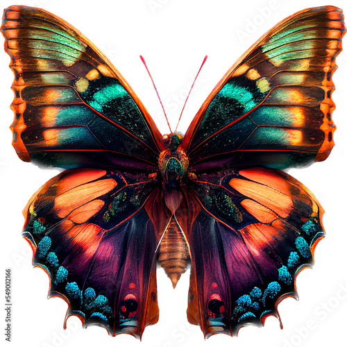 butterfly overlay, generated image