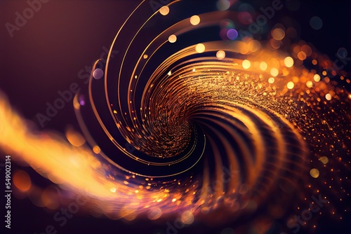A swirling star dust background