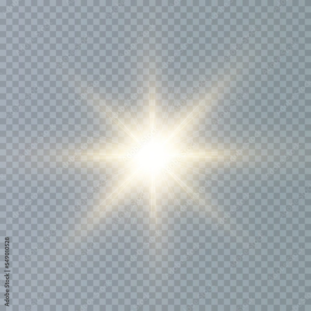 Light star gold png. Light sun gold png. Light flash gold png. vector illustrator. summer season beach	

