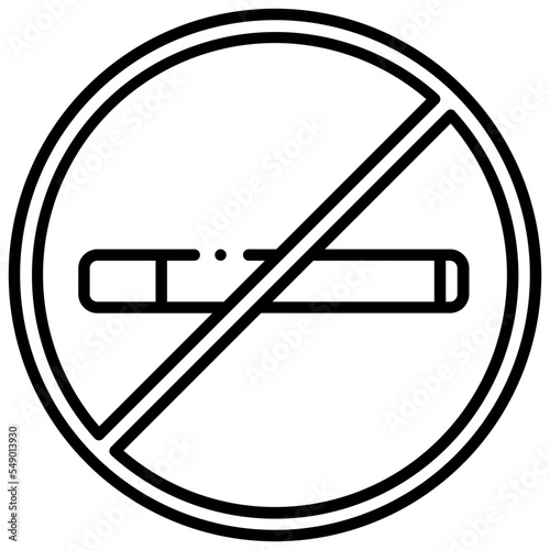 no smoking sign icon
