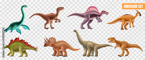 Foto Realistic Dinosaurs Set