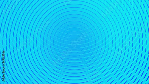 White and blue background. Motion.Bright circles that hypnotize in animation.