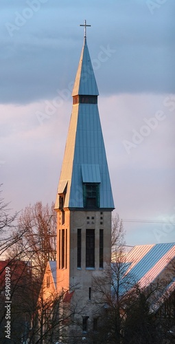 The church of the Holy cross in Riga, Latvia. photo