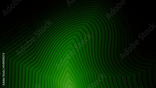 Green and purple background. Motion.Bright thin strips made as a hypnosis effect in animation twitch and glow.