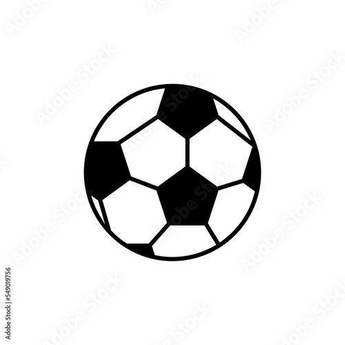 Football icon vector logo design template