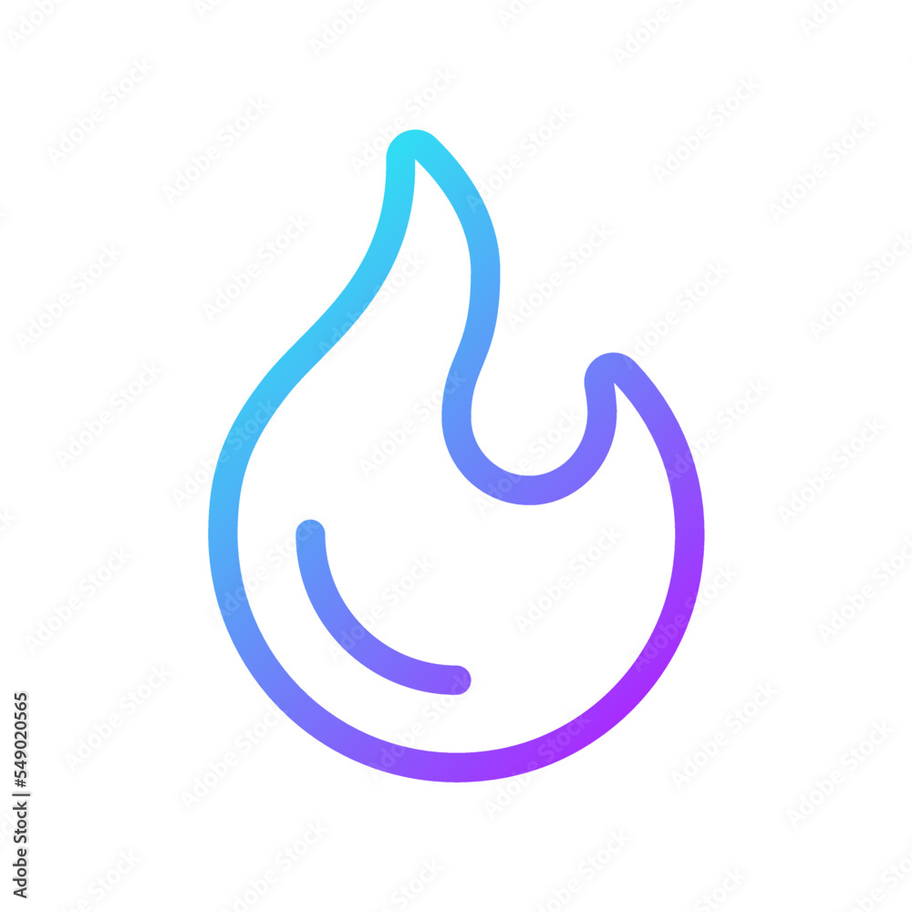 Flame pixel perfect gradient linear ui icon. Hot offer and sale. Popular news. Best translation symbol. Line color user interface symbol. Modern style pictogram. Vector isolated outline illustration Flame pixel perfect gradient linear ui icon. Hot offer and sale. Popular news. Best translation symbol. Line color user interface symbol. Modern style pictogram. Vector isolated outline illustration