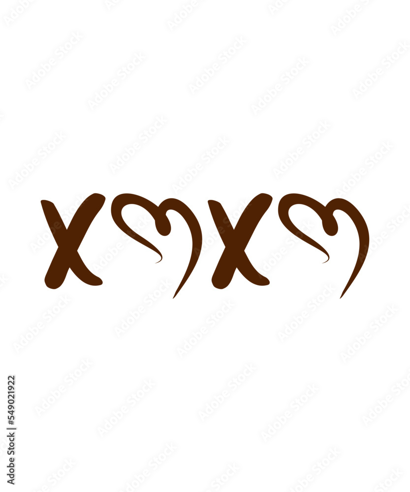 XOXO love T-shirt design XOXO love T-shirt design