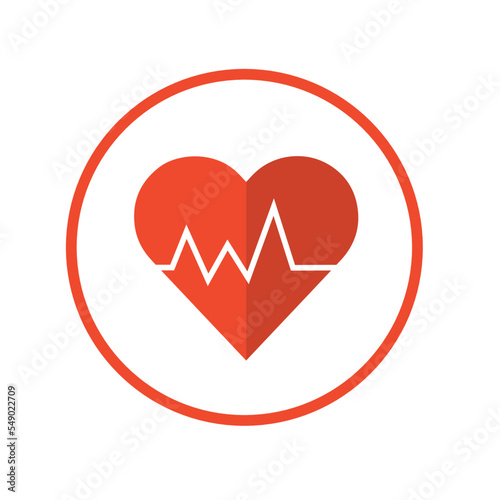 heart cpr medical icon vector design	
