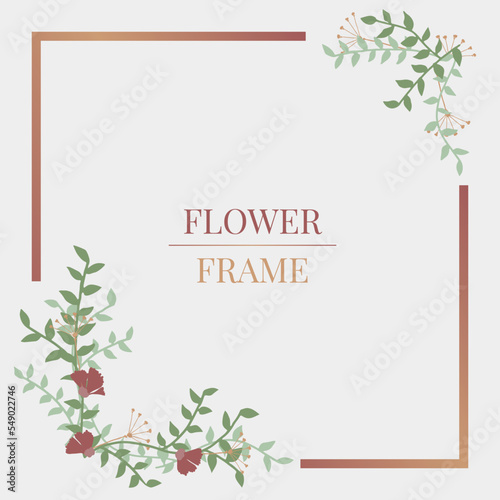 Wedding invitation frame.Summer color vintage style ,element for invitation,wedding, card, poster, greetings,