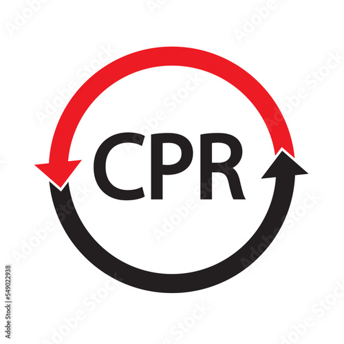 heart cpr medical icon vector design	
