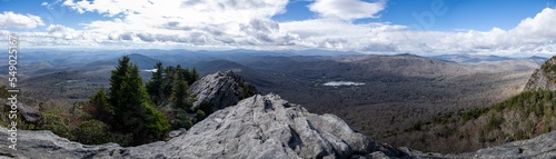 A panoramic view at the top of Grandfather Mountain in Pisgah National Forest, North Carolina © Joseph Creamer