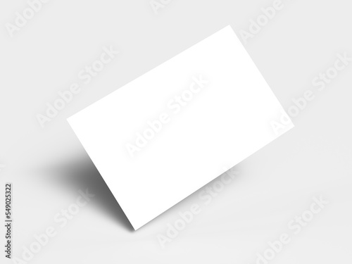 business card mockup. 3d render © jackreznor