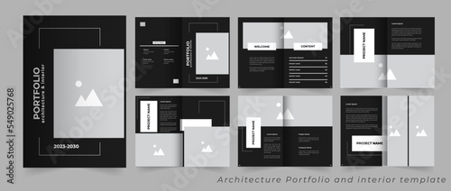 Architecture and interior portfolio template