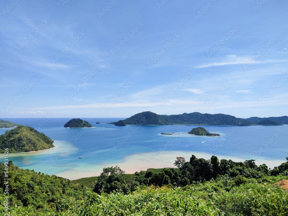 The beauty of the Mandeh National Tourist Area in West Sumatra