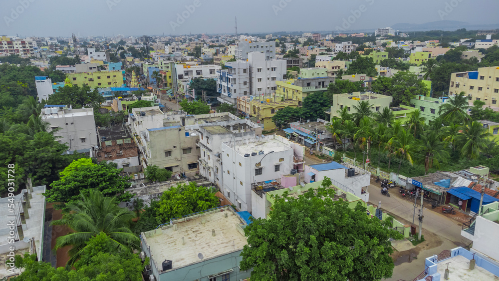 view of the anantapur city, India