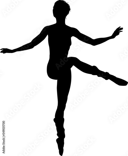 Dancing Ballet Dancer Silho...