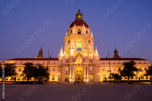 Pasadena City Hall at Los Angeles County, California, USA