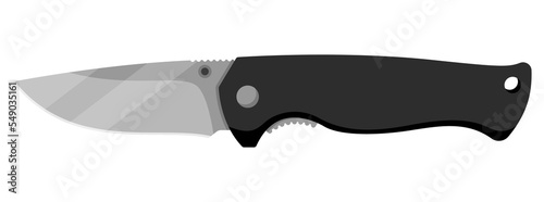 Jackknife. Cute jackknife isolated on white background. Vector illustration