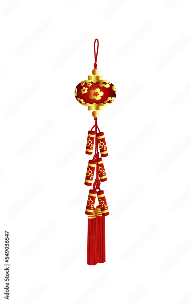 Chinese red lantern with golden elements, Asian chandelier, oriental mood, chinese national piece of furniture Chinese red lantern with golden elements, Asian chandelier, oriental mood, chinese national piece of furniture