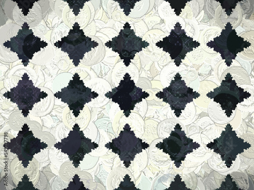 Digital Illustration Kaleidoscope Pattern