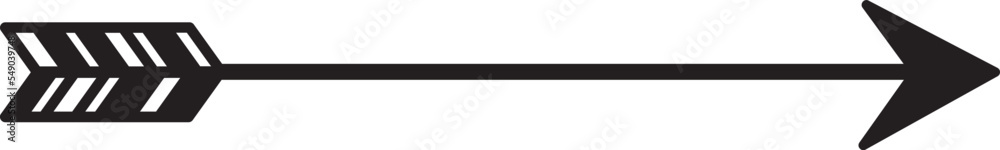 Obraz premium Hipster arrow boho style isolated illustration