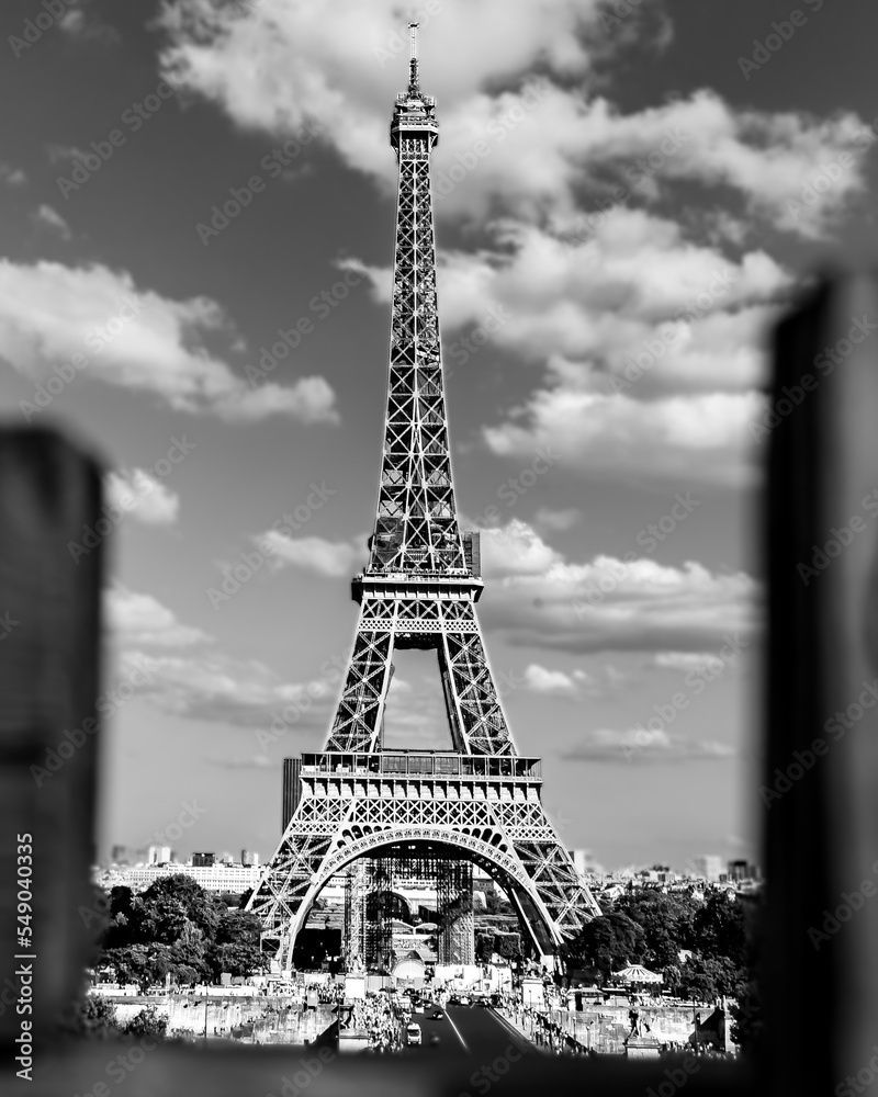The Eiffel Tower in Black & White