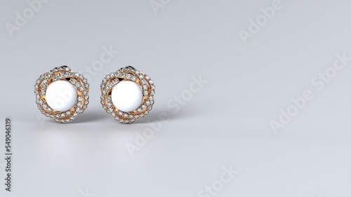 earring, ear ring, diamond, jewelley, fashion, accessory, gold, pearl