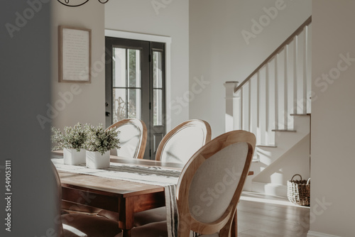 Cozy white winter home decor