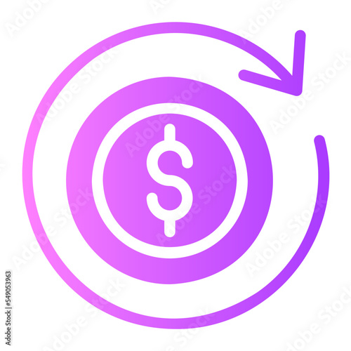 refinancing gradient icon