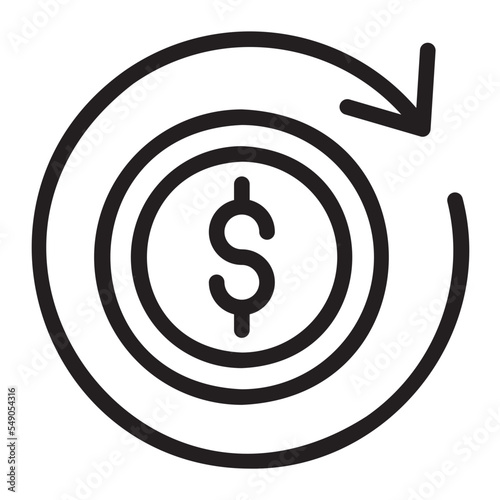 refinancing line icon